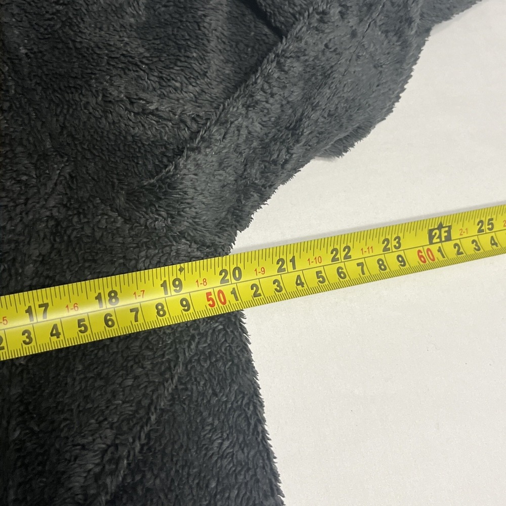 The North Face Jacket Women Large Full Zip Fuzzy Sherpa Long Sleeve Gray Hike - Picture 8 of 9